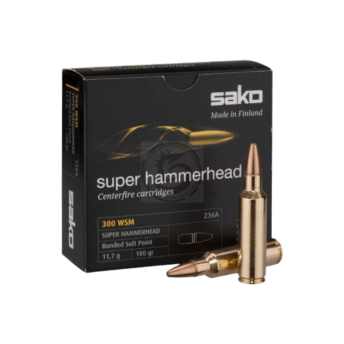 Ammo 300 WSM Super hammerhead 180gr SP Sako /10 – Irene Arms and Outdoor