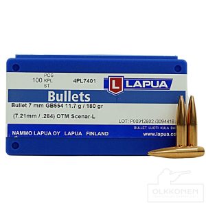 B 7mm 180gr Scenr-L OTM Lapua Case